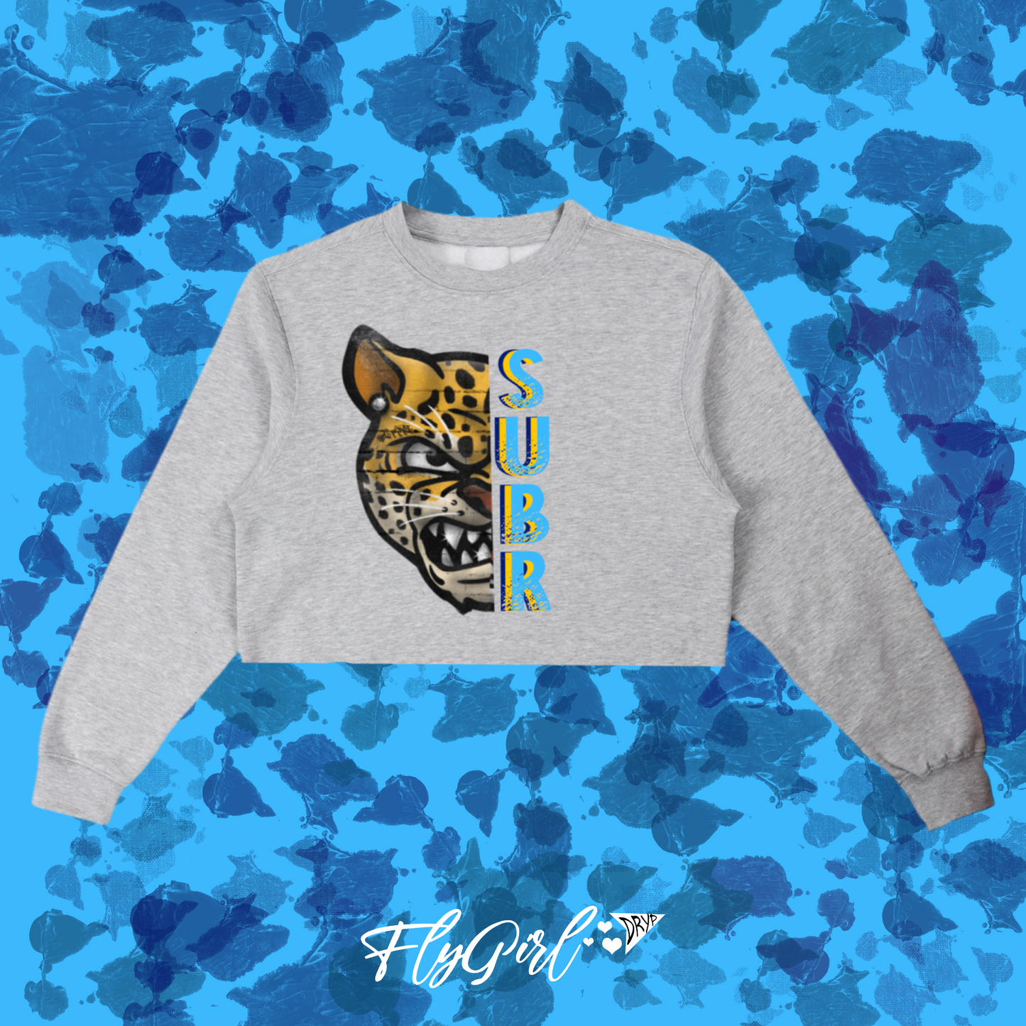 FlyGirl: JAG SUBR CROP CREWNECK